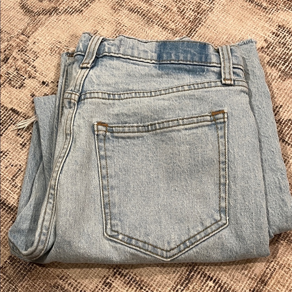 Abercrombie & Fitch Light Wash High Rise Jeans